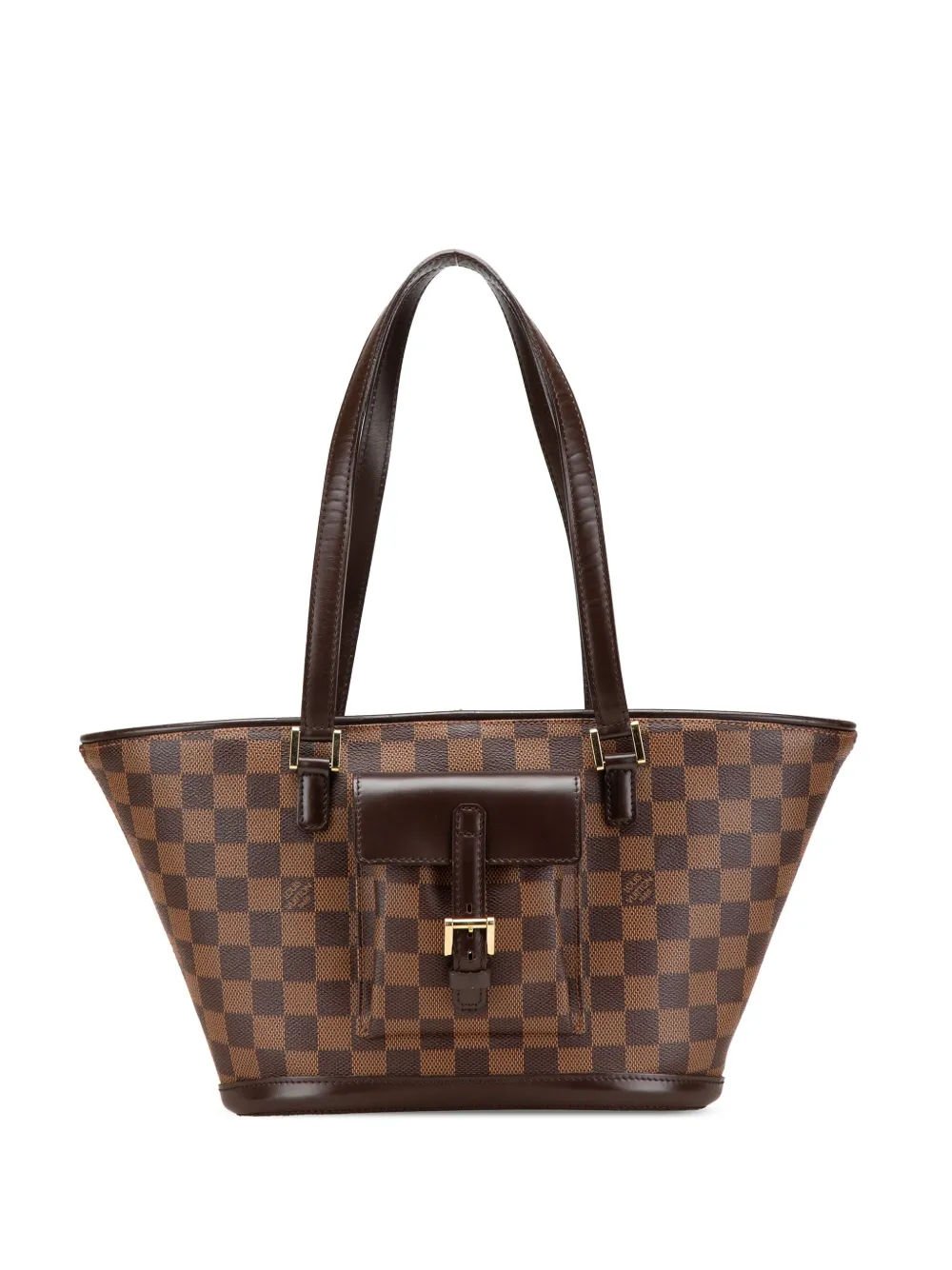 Louis Vuitton Pre-Owned 2003 Damier Ebene Manosque PM shoulder bag - Louis Vuitton Pre-Owned 2003 Damier Ebene Manosque PM shoulder bag -