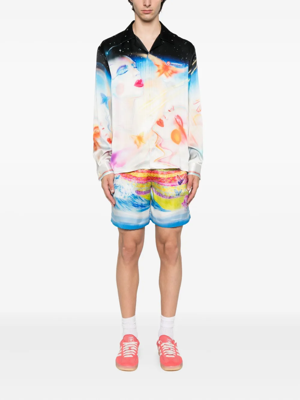 Casablanca Shorts met print Oranje