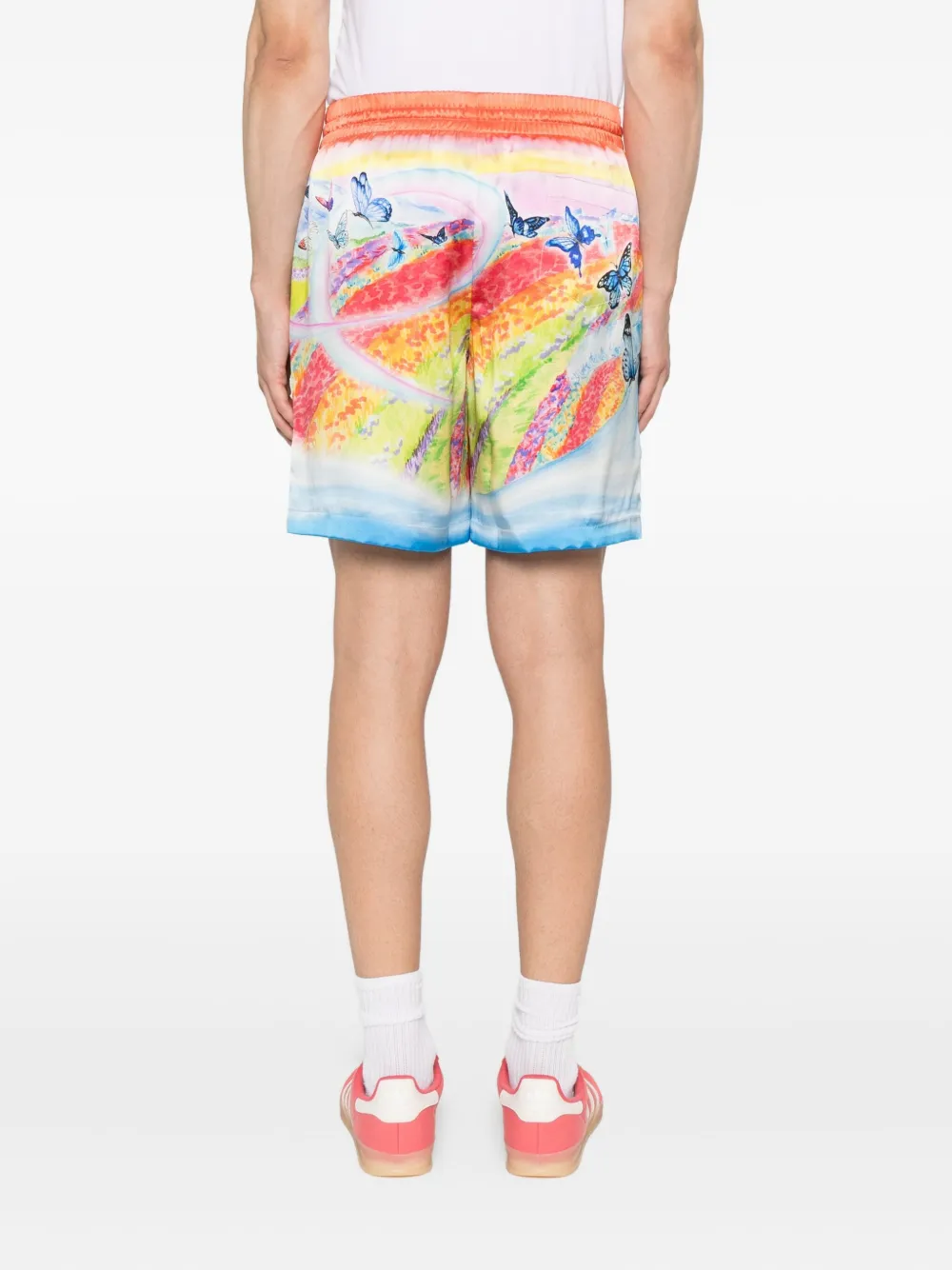 Casablanca Shorts met print Oranje