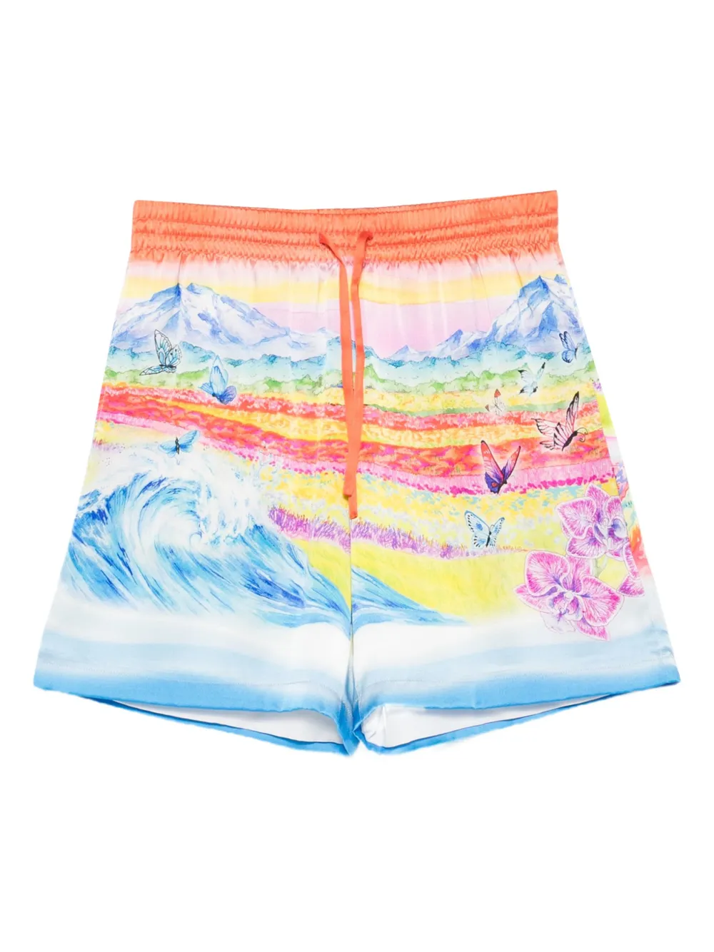 Casablanca Shorts met print Oranje