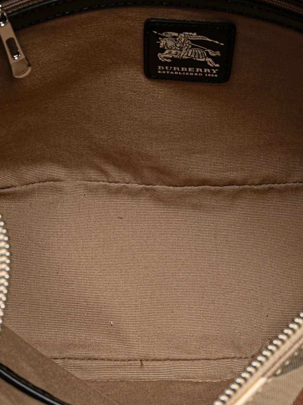 Pre-owned Burberry 2000-2017 Supernova Check Coated Canvas Shoulder Bag