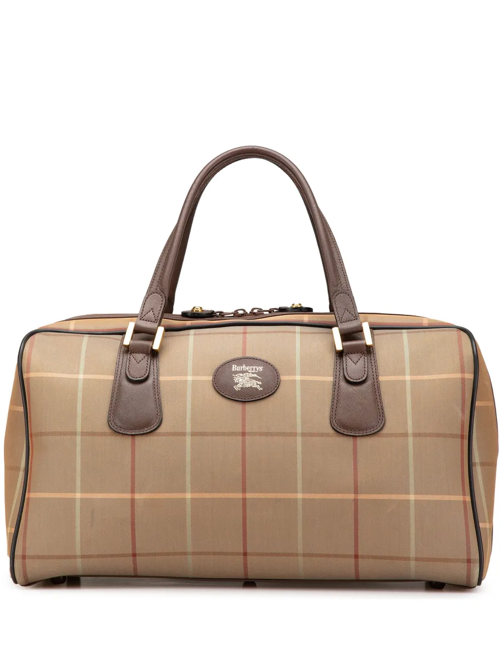 Burberry Pre-Owned 20th Century Vintage Check Canvas travel bag | Brown | Image 1