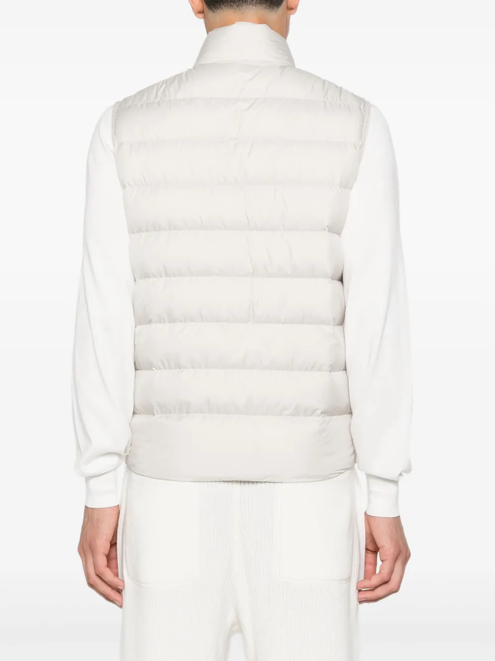 Moncler Treompan bodywarmer met rits Beige