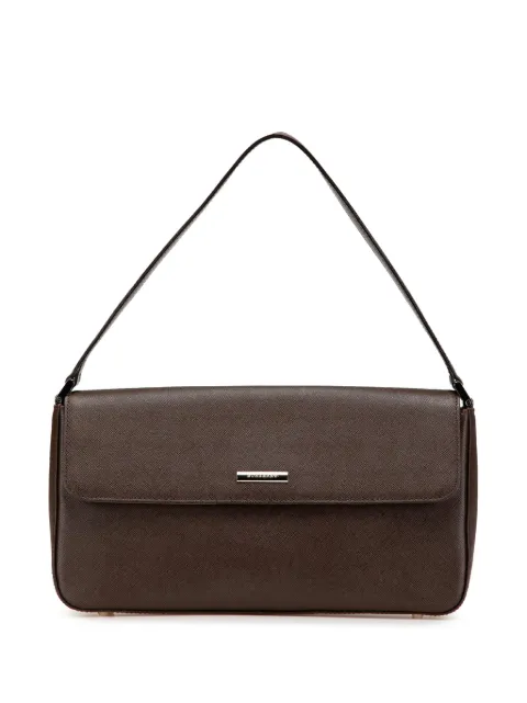 Burberry Pre-Owned شنطة كتف جلد بقلاب 2017-2000