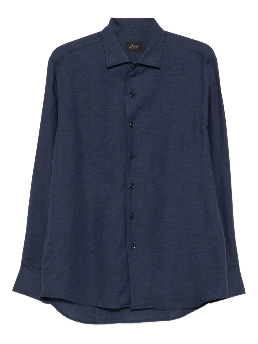 Brioni Overhemd met knoopsluiting Blauw
