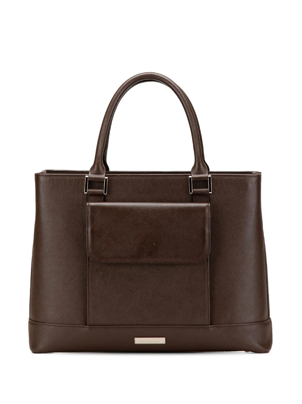 Burberry Pre-Owned 2000-2017 Leather tote bag | Brown | Image 1