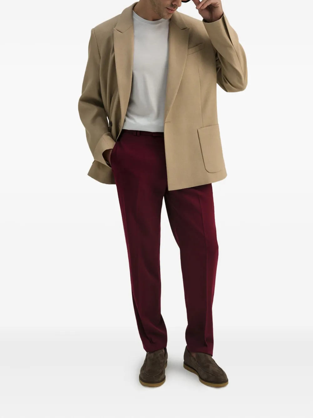 DDA double-breasted patch-pocket jacket | Blazers | Image 2
