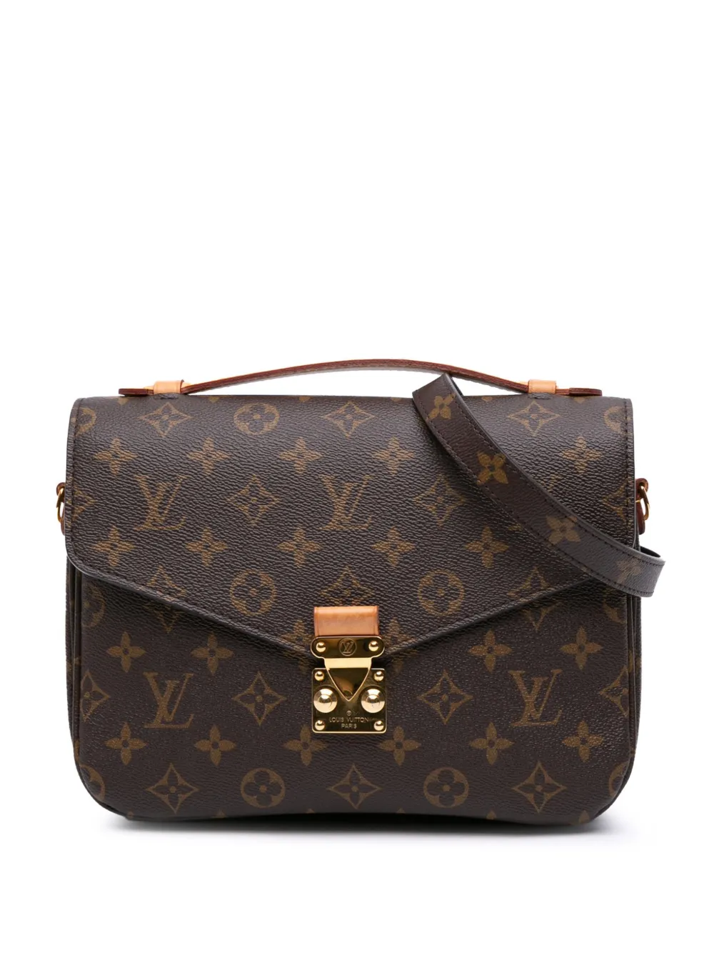 Louis Vuitton Pre-Owned 2021-2025 Monogram Pochette Metis satchel | Brown | Image 1