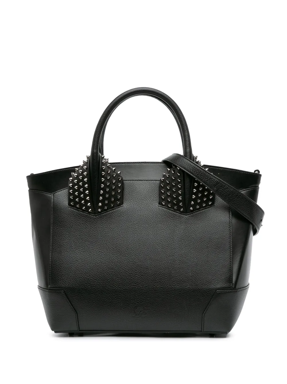 Christian Louboutin Pre-Owned 2015-2025 Leather Studded Eloise Top Handle Bag satchel | Black | Image 1