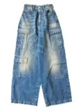 AMBUSH denim cargo pants - Blue
