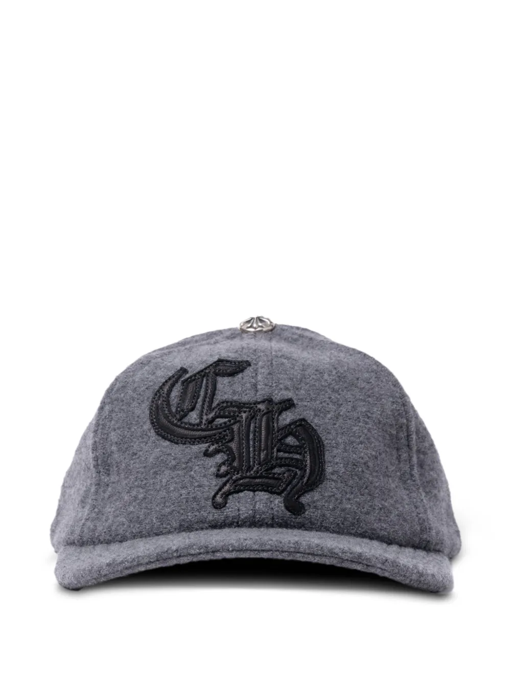 Chrome Hearts CH 로고 조절식 "그레이" 모자 | 그레이 | Image 1