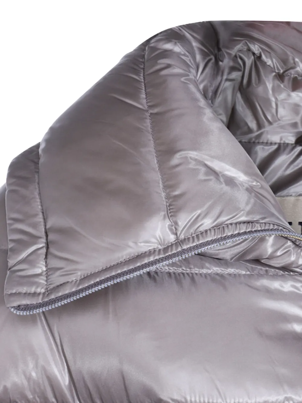 Herno Gewatteerde jas met cropped mouwen Grijs