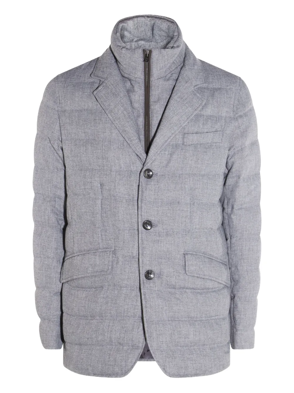 Herno padded panelled blazer | Grey | Image 1