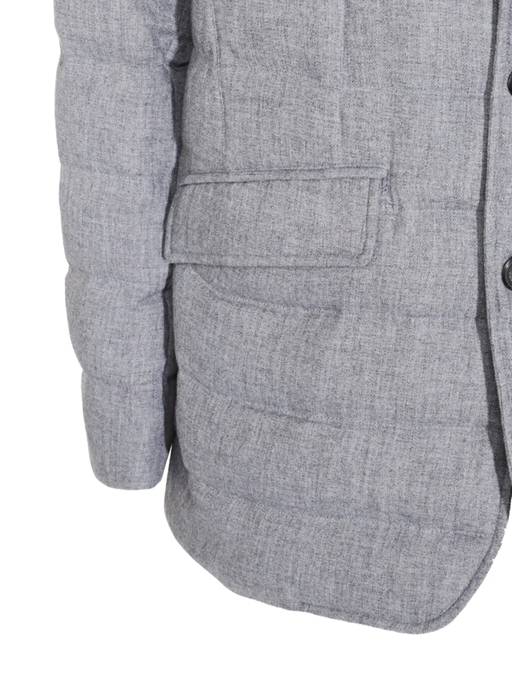 Herno padded panelled blazer Grijs