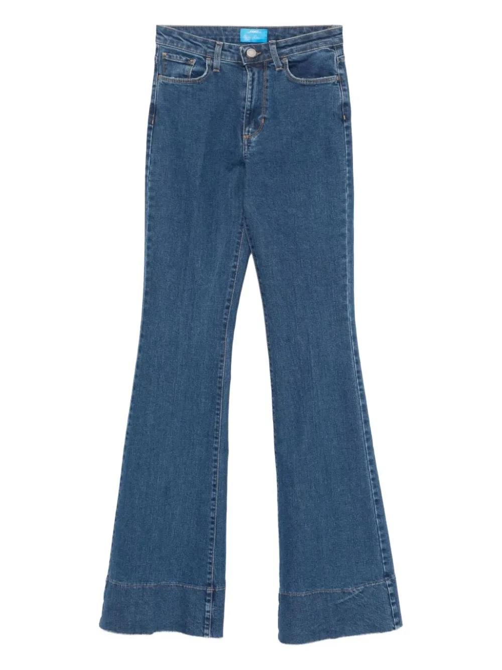 Merci Kelly jeans met knoopsluiting Blauw