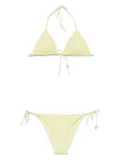 Fisico textured triangle bikini - Yellow