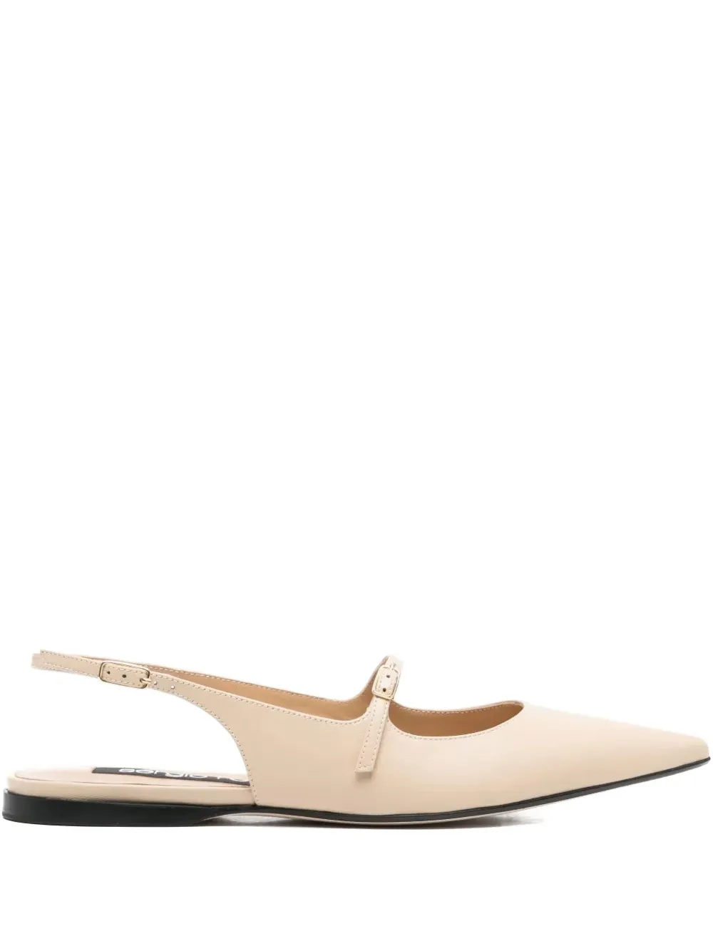 Sergio Rossi pointed slingback ballet flats Neutrals