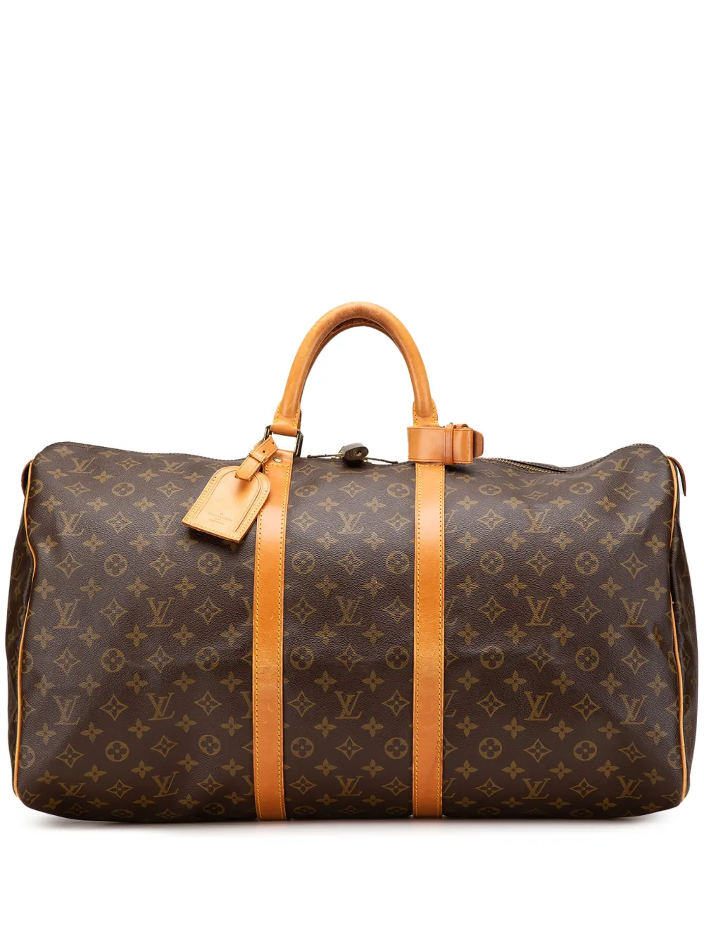 Louis Vuitton Pre-Owned 1995 Monogram Keepall 55 travel bag | Brown | Image 1
