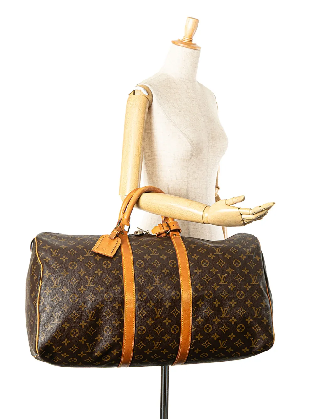Louis Vuitton Pre-Owned 1995 Monogram Keepall 55 travel bag | Pre-Owned | Image 2
