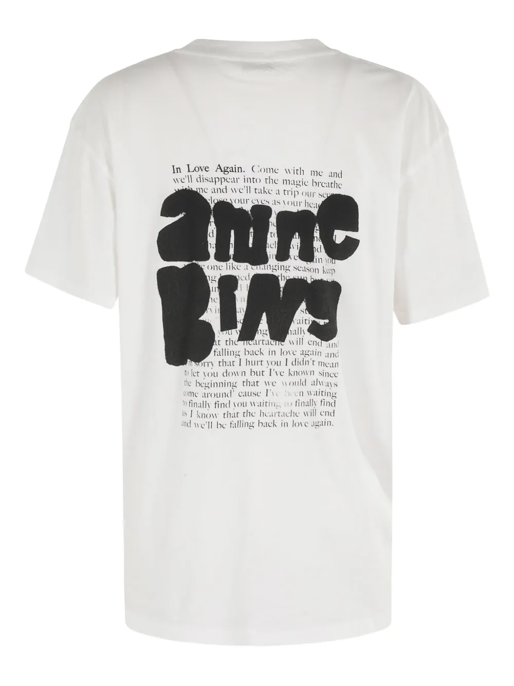 ANINE BING T-shirt met logo Beige
