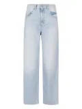ICON DENIM logo-patch jeans - Blue