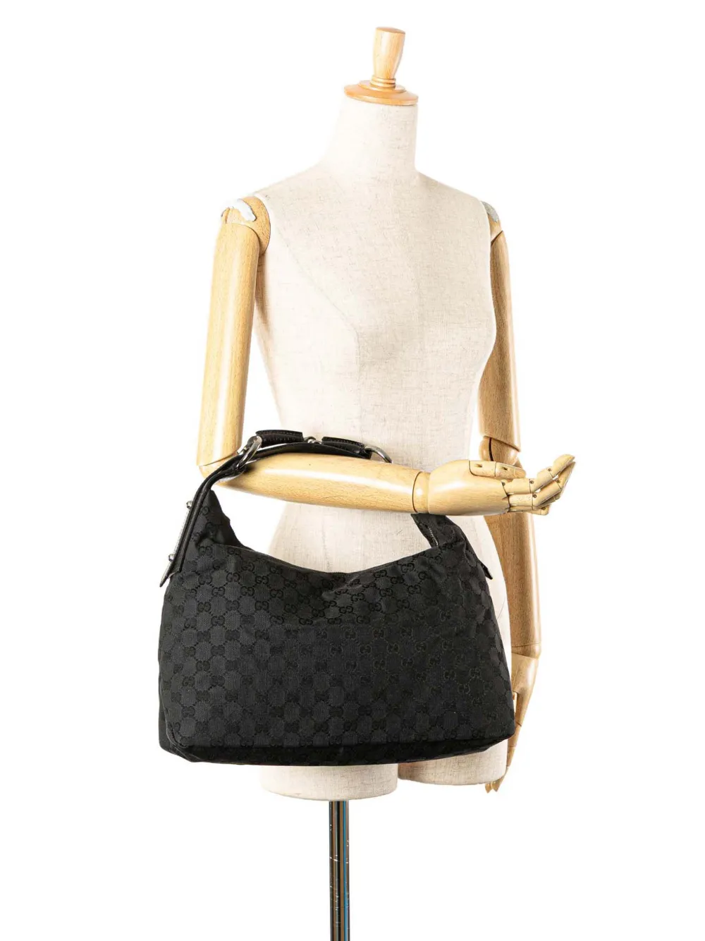 Gucci Pre-Owned 2000-2015 GG Canvas Horsebit Hobo shoulder bag | Pre-Owned | Image 2