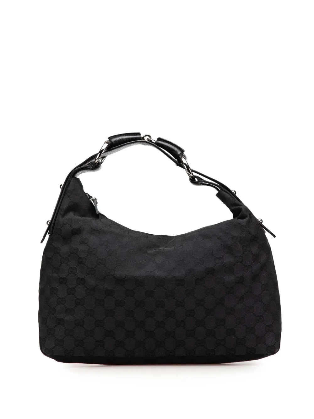 Gucci Pre-Owned 2000-2015 GG Canvas Horsebit Hobo shoulder bag | Black | Image 1