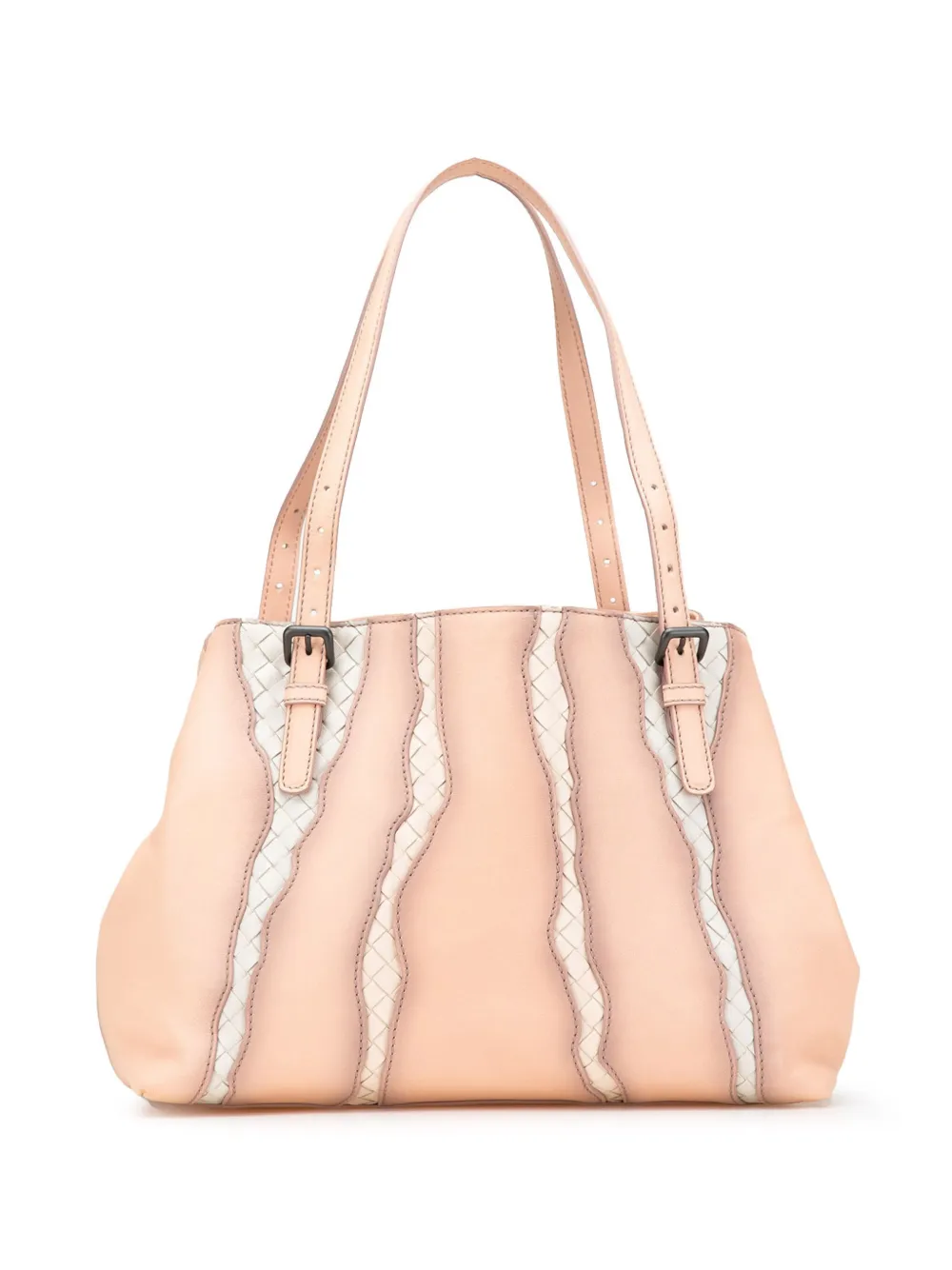 Bottega Veneta Pre-Owned 2012-2025 ミディアム ナッパ イントレチャート グリマー トートバッグ - Bottega Veneta Pre-Owned 2012-2025 ミディアム ナッパ イントレチャート グリマー トートバッグ -