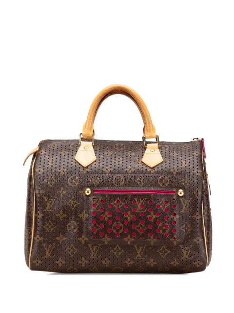 Louis Vuitton Pre-Owned 2005-2025 Monogram Perforated Speedy 30 boston bag
