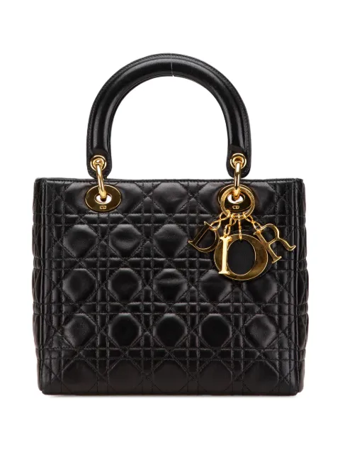 Christian Dior Pre-Owned 1997 Medium Lambskin Cannage Lady Dior satchel