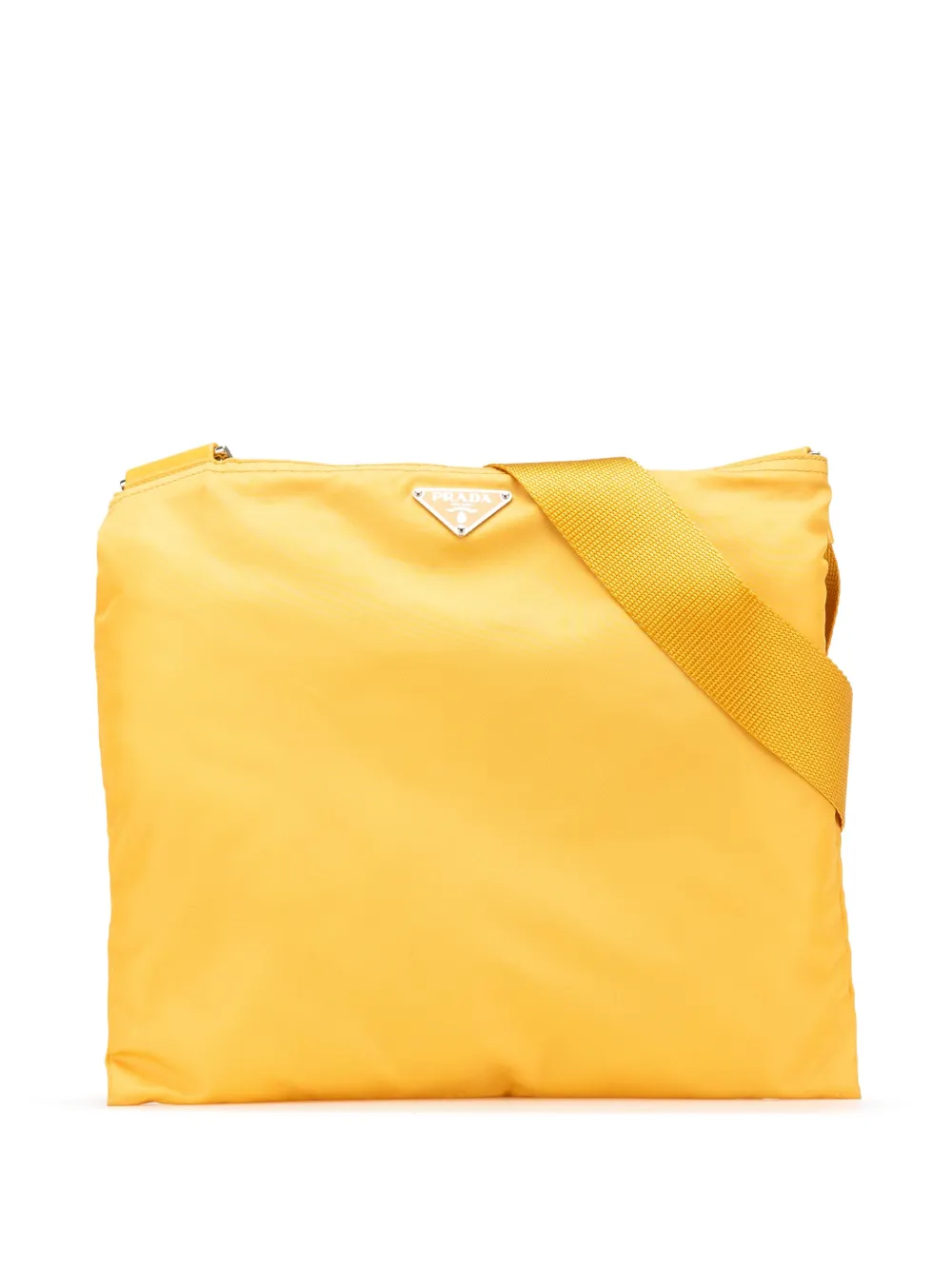 Prada Pre-Owned 2013-2025 Tessuto Zip Top crossbody bag | Yellow | Image 1