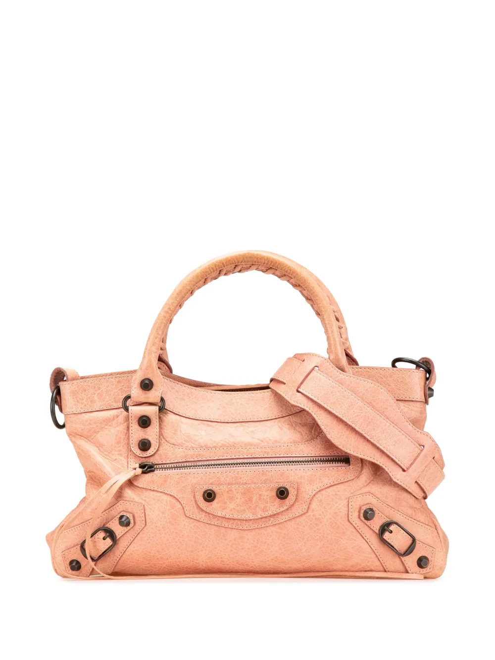 Balenciaga Pre-Owned 2011 Lambskin Motocross Classic First satchel | Pink | Image 1