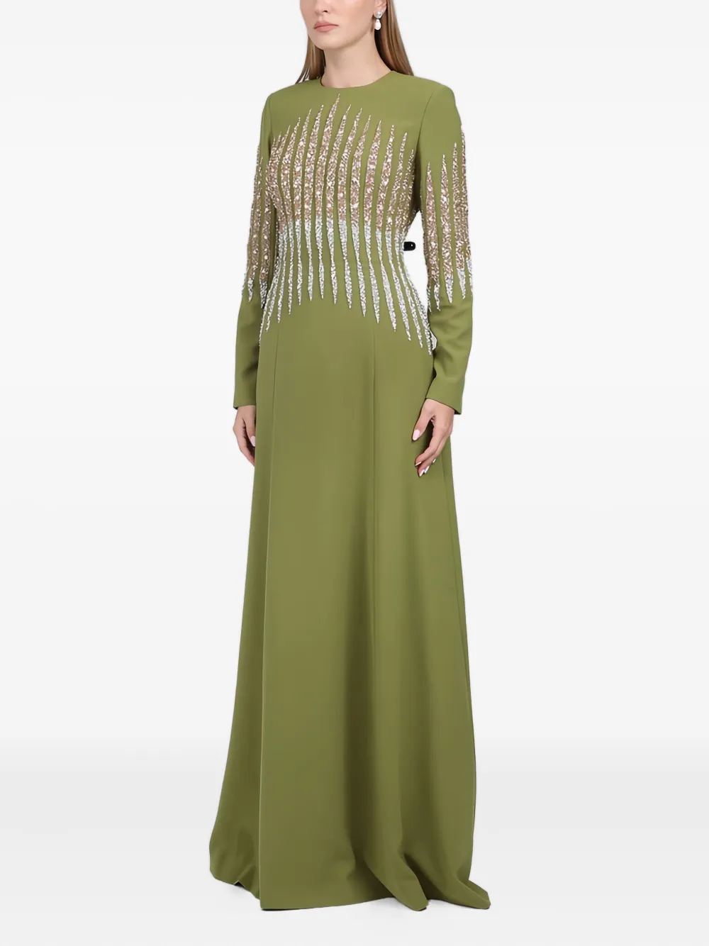 Dina Melwani sequin-embellished maxi dress | Evening Dresses | Image 2