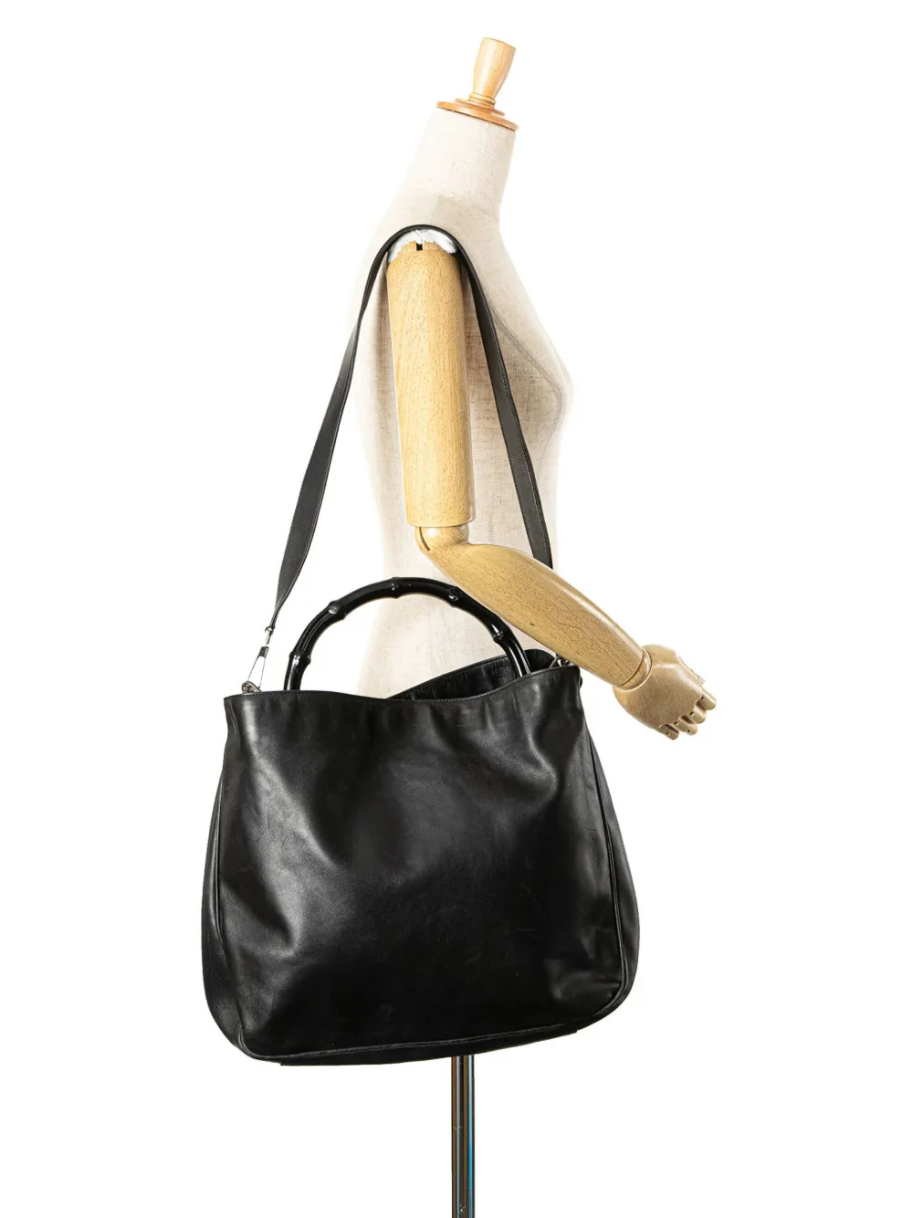 Gucci Pre-Owned 2000-2015 Calfskin Bamboo satchel | Pre-Owned | Image 2
