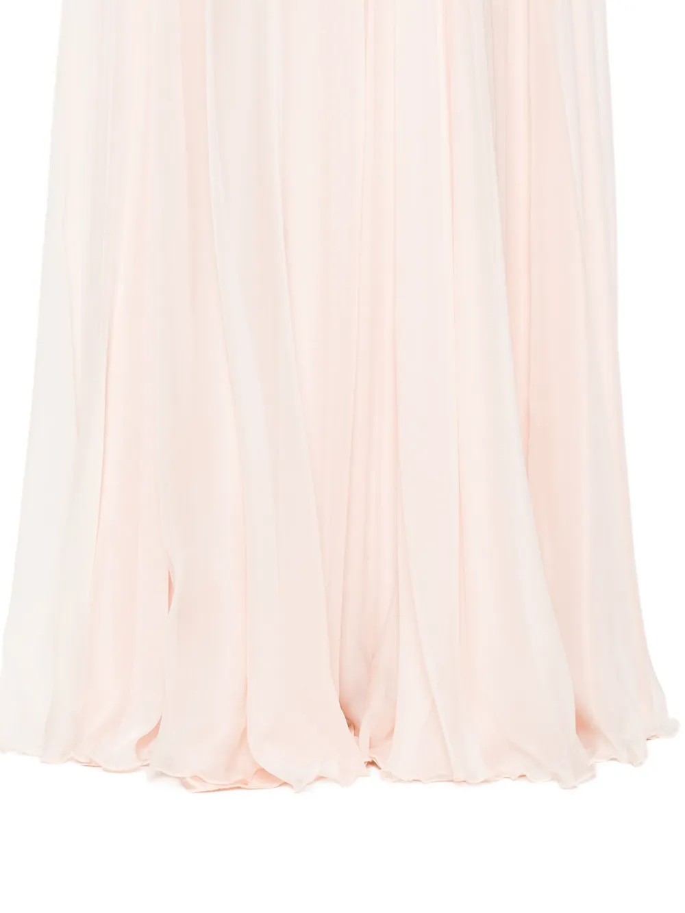 Dina Melwani Sequin-embellished Pleated Jumpsuit In Pink