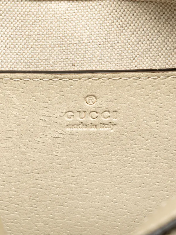 Gucci Pre-Owned 2016-2025 Small GG Supreme Textured Calfskin Web