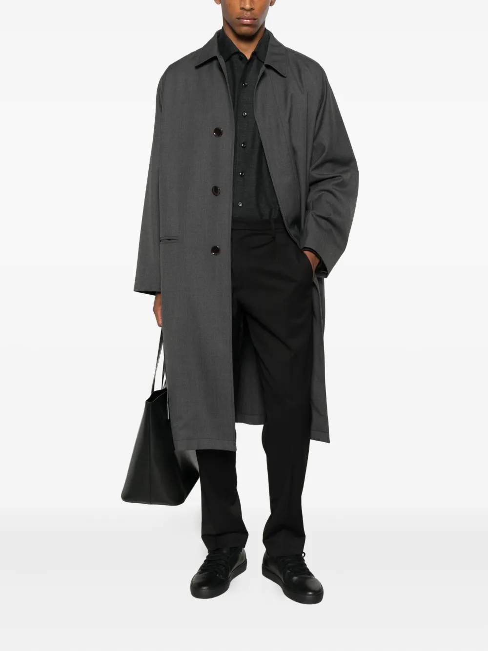 Brioni Overhemd met knoopsluiting Grijs