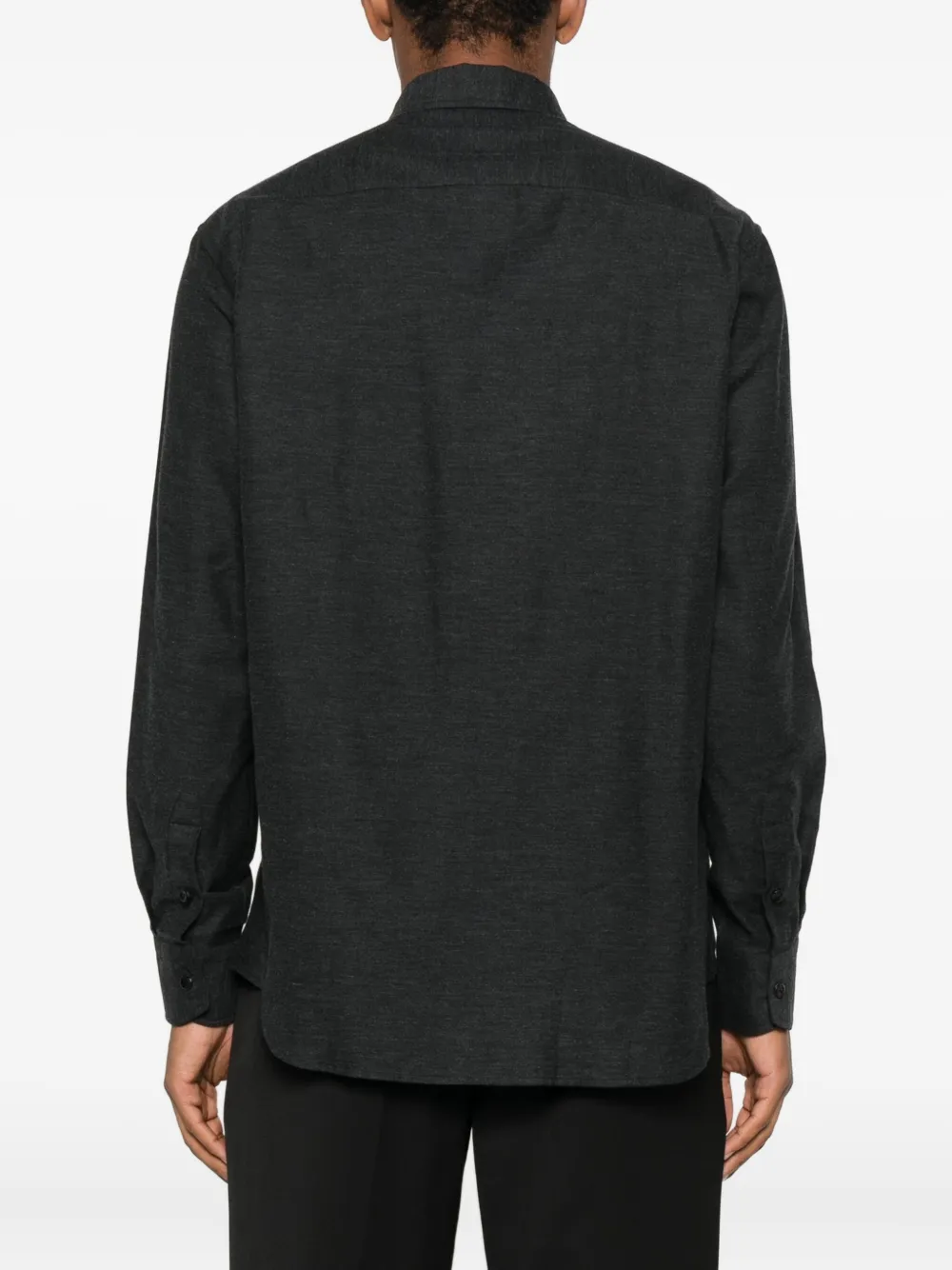 Brioni Overhemd met knoopsluiting Grijs