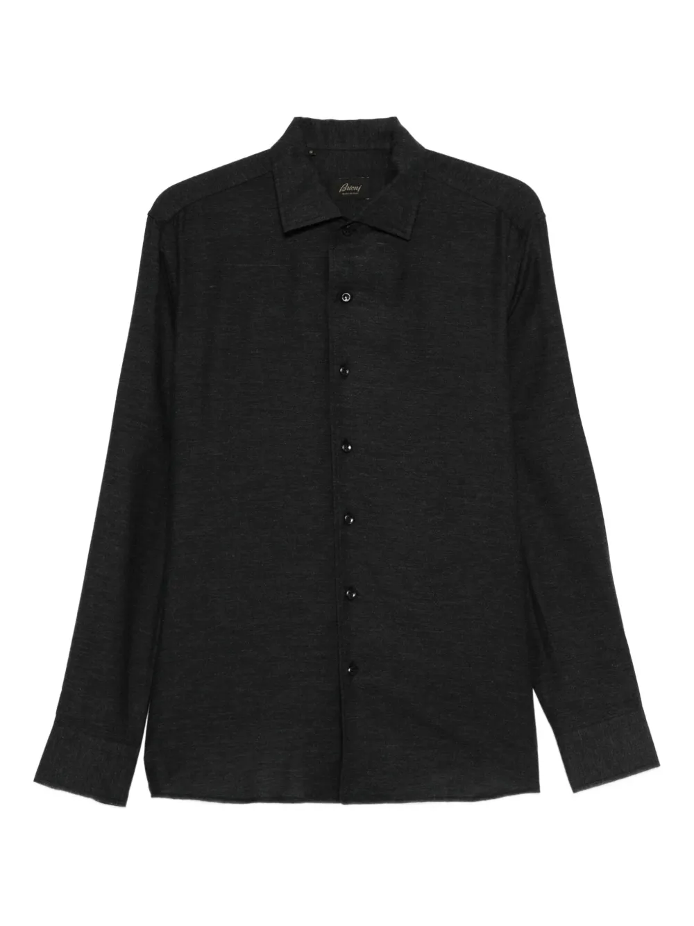 Brioni Overhemd met knoopsluiting Grijs