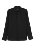 Brioni long-sleeve button-fastening shirt - Grey