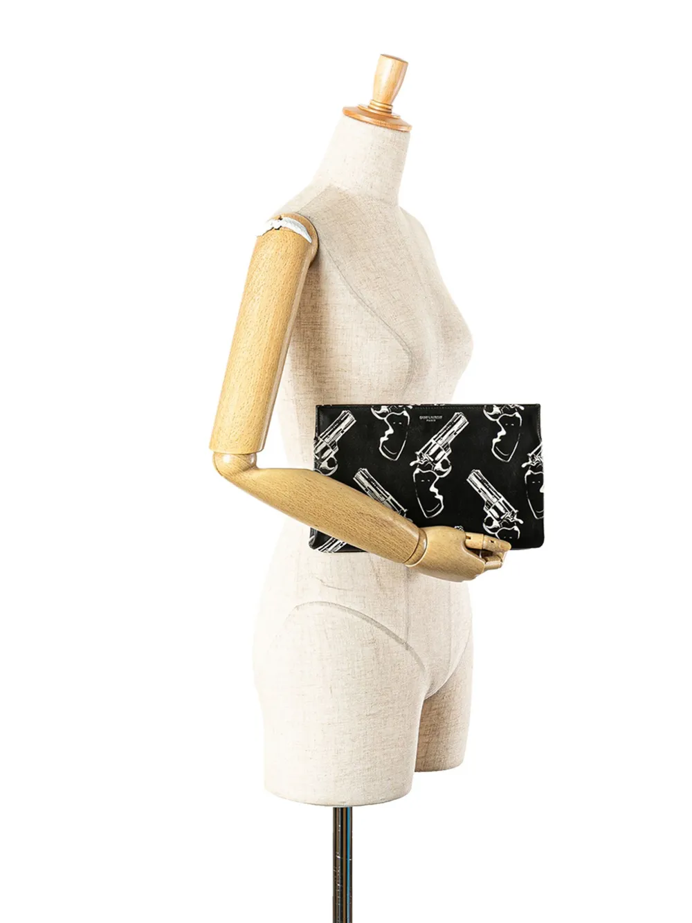 Saint Laurent Pre-Owned 2014 Leather Gun Pop Print clutch bag | Pre-Owned | Image 2