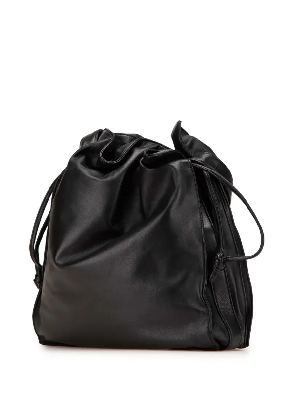 【LOEWE】フラメンコ ドローストリング ショルダーバッグ Loewe Pre-Owned 2010-2025 ナッパ フラメンコ ドローストリング