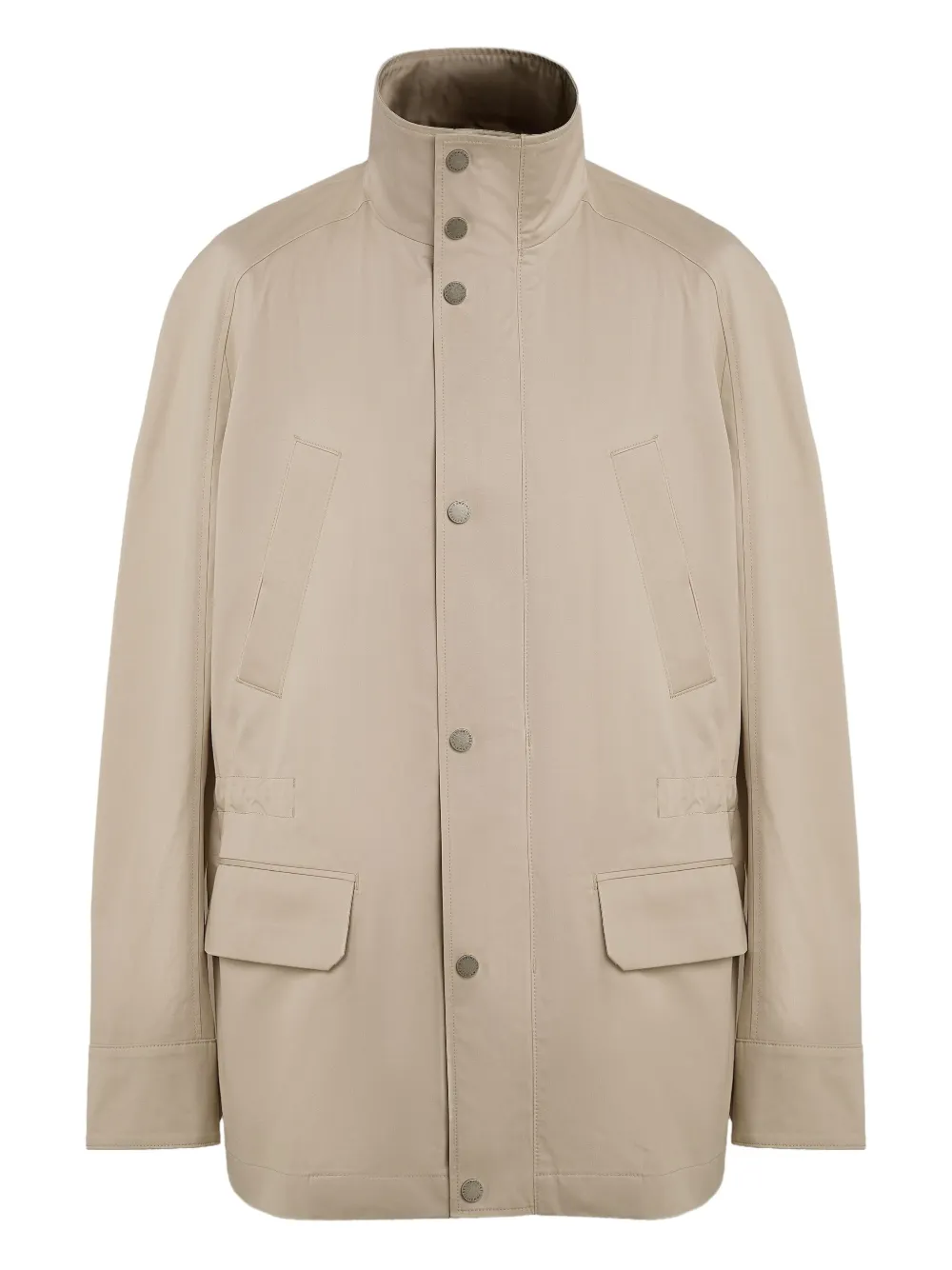 DDA high-neck drawstring jacket | Neutrals | Image 1