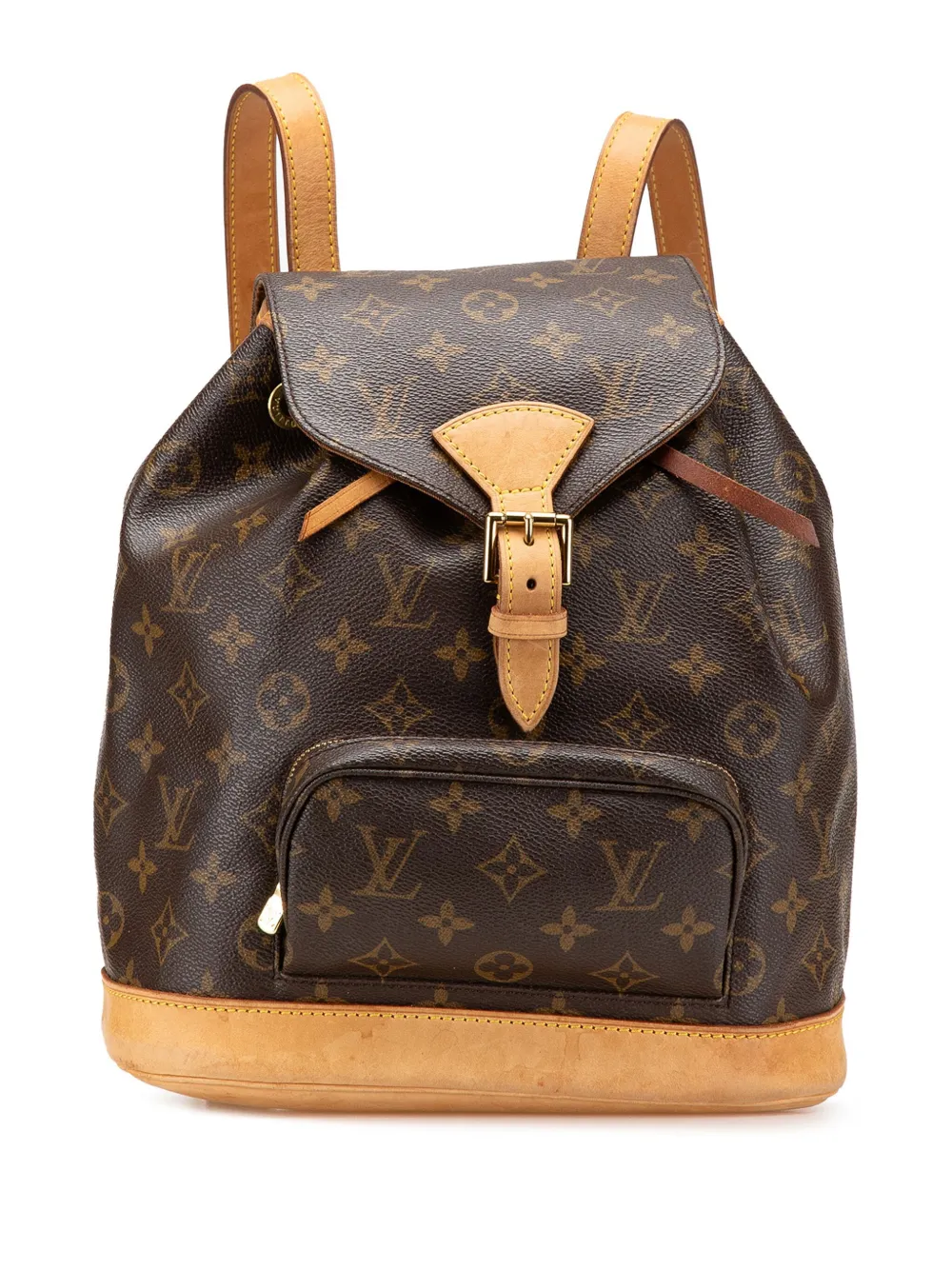 Louis Vuitton Pre-Owned 2001 モノグラム モンスリ MM バックパック - ブラウン Louis Vuitton Pre-Owned 2001 モノグラム モンスリ MM バックパック - ブラウン