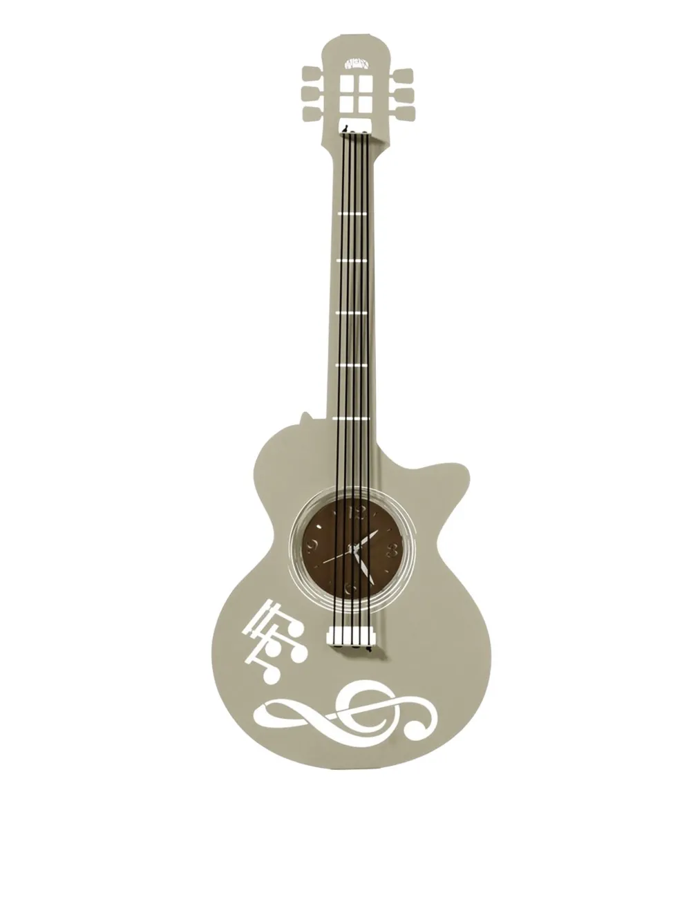 Arti & Mestieri Guitar wall clock | Grey | Image 1