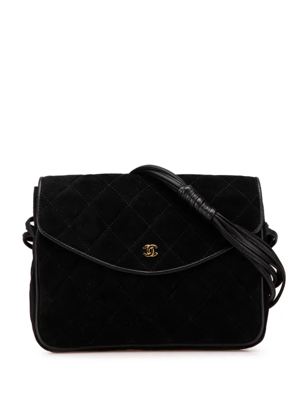 CHANEL ブラック スエード ショルダーバッグ CHANEL ブラック スエード ショルダーバッグ 楽天市場】シャネル