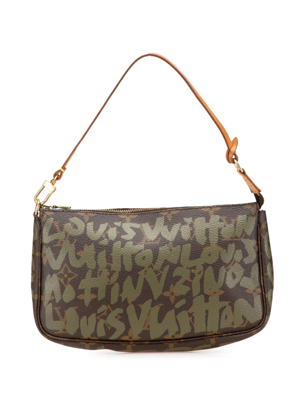 Louis Vuitton Pre-Owned 2001 Stephen Sprouse Monogram Graffiti Pochette Accessoires shoulder bag | Brown | Image 1