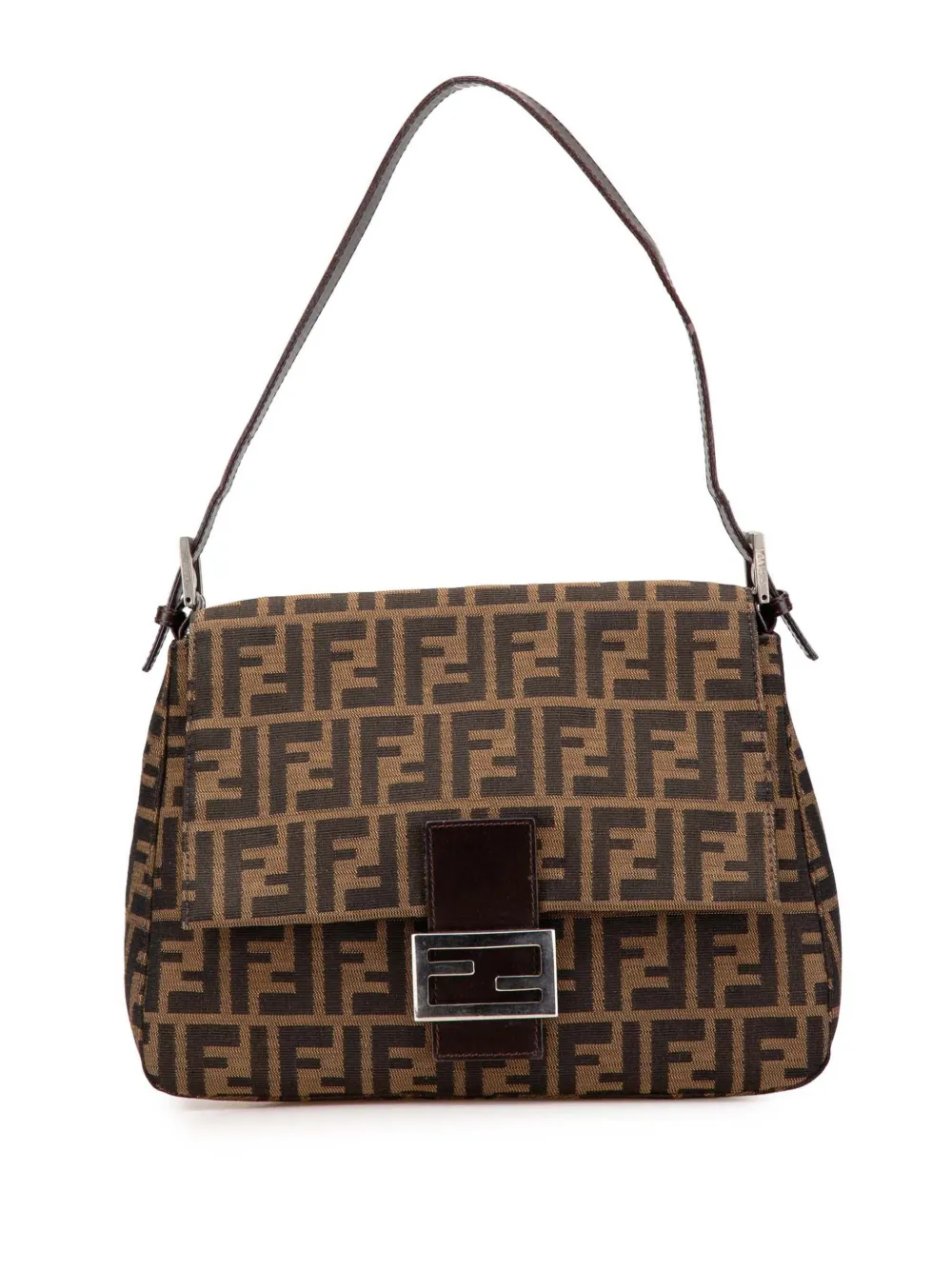 Fendi Pre-Owned 20th Century Zucca Canvas Mamma Forever shoulder bag | Brown | Image 1