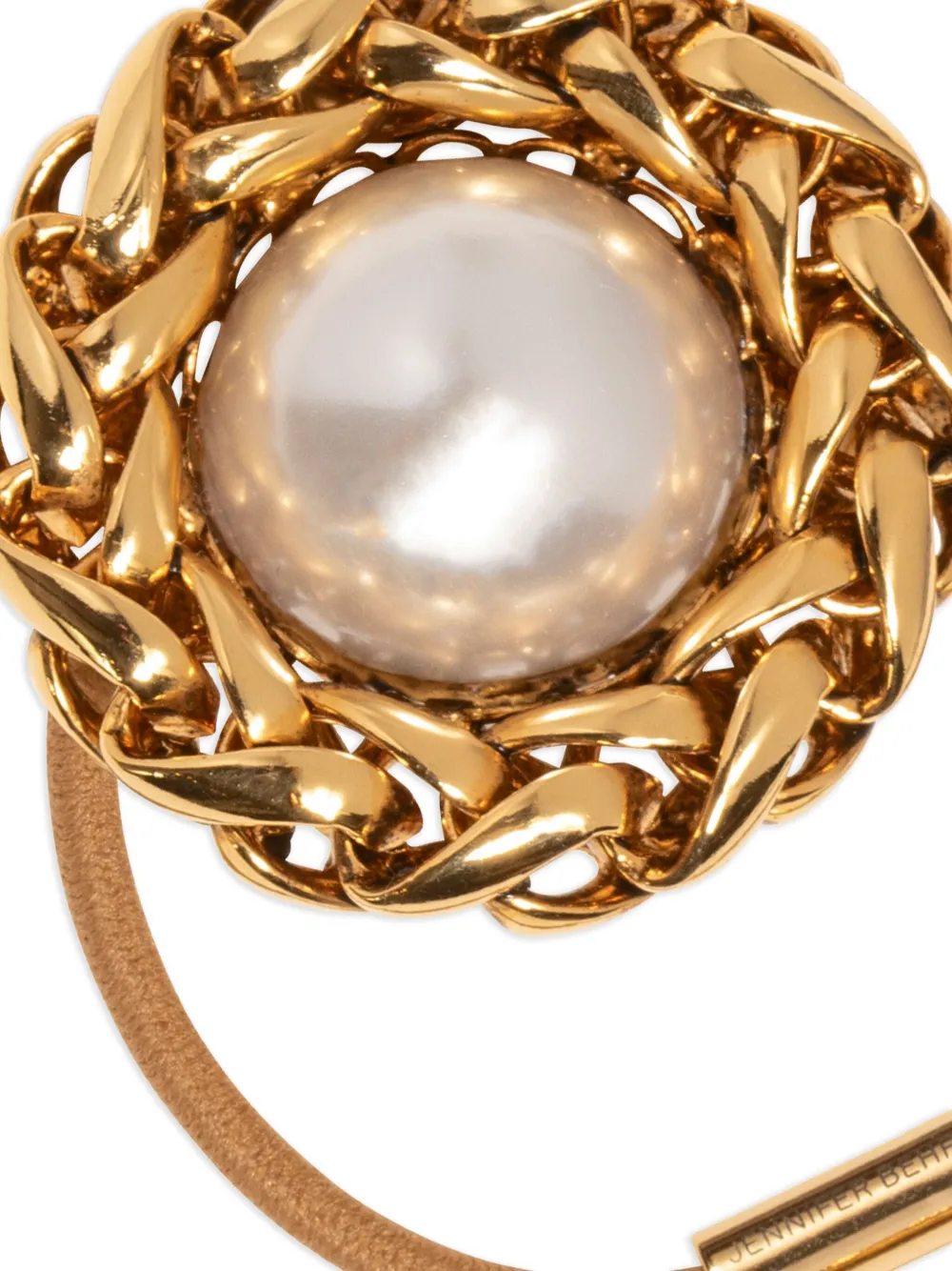 Jennifer Behr Marit scrunchie Goud