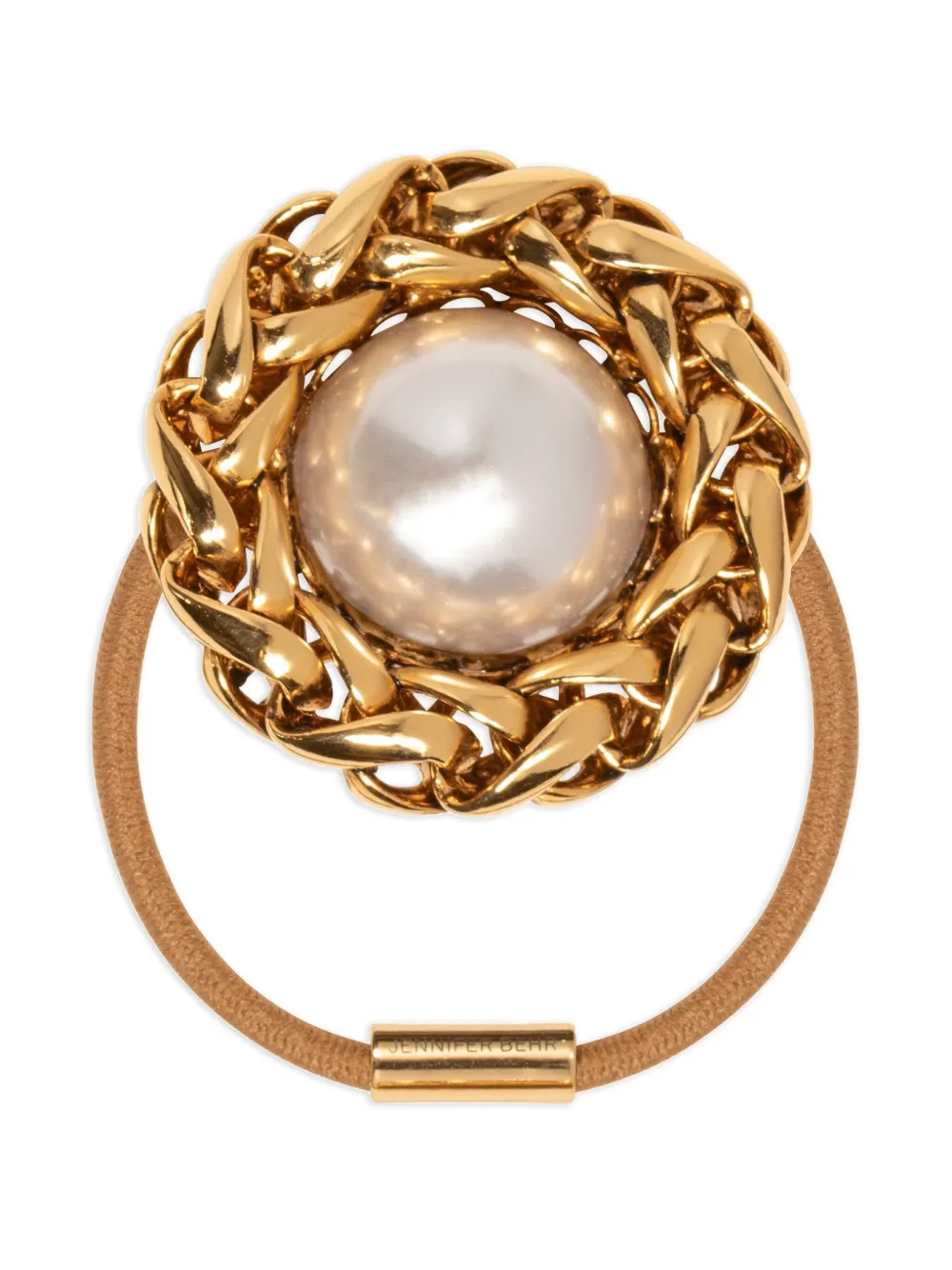 Jennifer Behr Marit scrunchie Goud